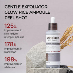 Dr.Melaxin | Peel Shot Exfoliant Black Rice Ampoule 80ml