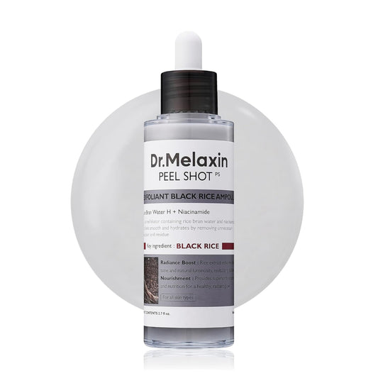 Dr.Melaxin | Peel Shot Exfoliant Black Rice Ampoule 80ml