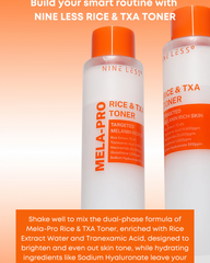 NINELESS | MELA-PRO Rice & TXA Toner 200ml
