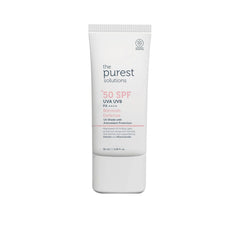 The Purest Solutions | Antioxidant Sunscreen for Blemished Skin, 50+ SPF | ذا بيورست واقي شمس مضاد للاكسدة لتصحيح مشاكل البشرة
