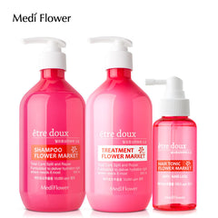 MediFlower - Etre Doux Flower Market Hair Set | ميدي فلور ايتري دو سيت ثلاثي شامبو + كوندشنر + تونك