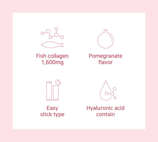 Healthy Place | Low-Molecular Pomegranate Collagen Stick 14 Sticks