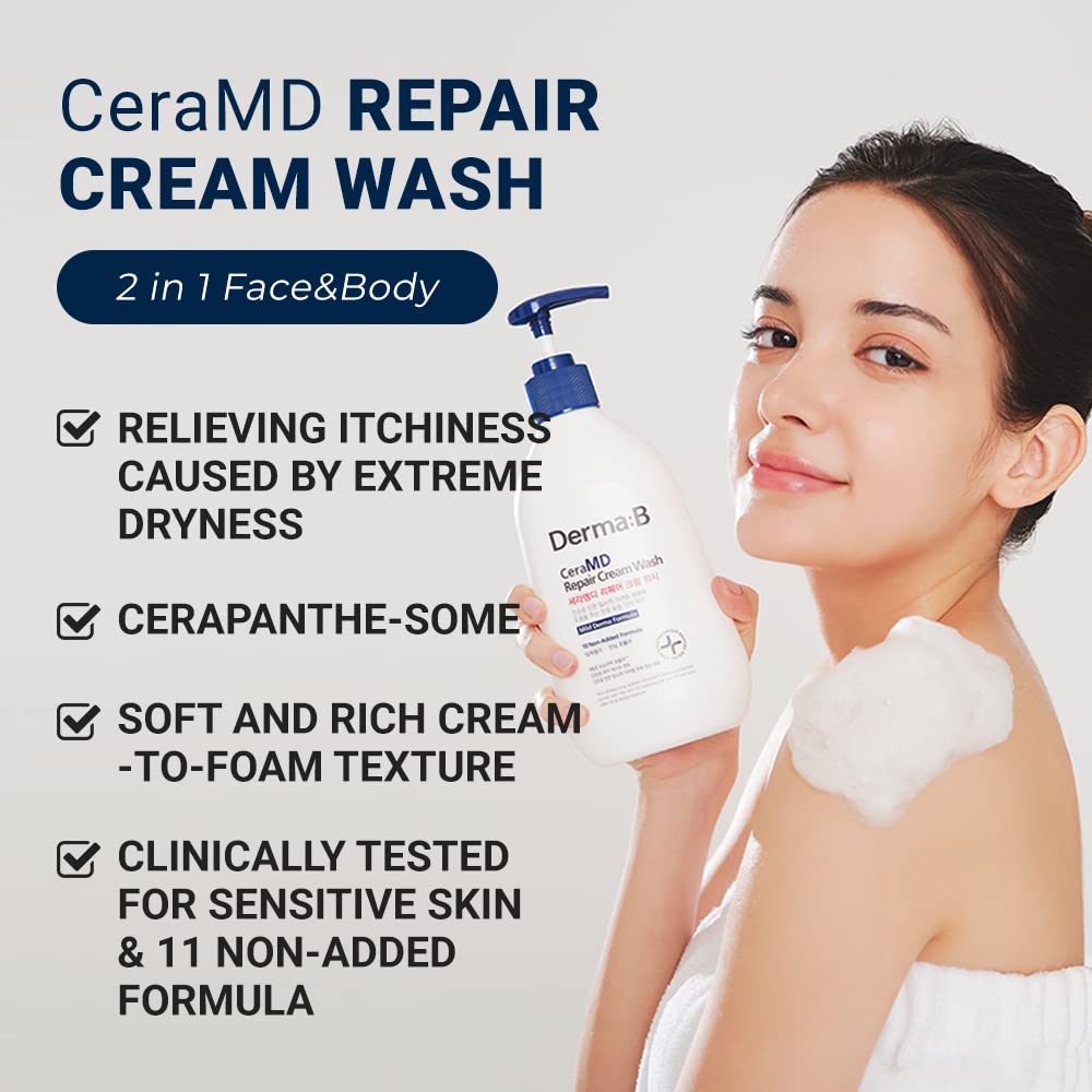 Derma: B | CeraMD Repair Cream Wash 400ml