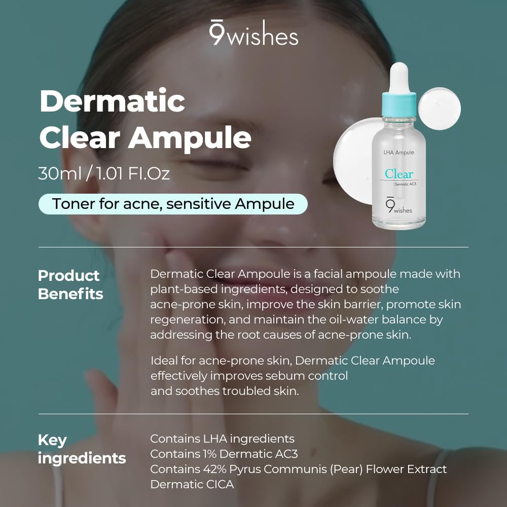 9wishes | LHA Ampule Clear Dermatic AC3 30ml