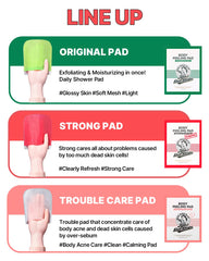Mom’s Bath Recipe Body Peeling Pad 1*8pcs