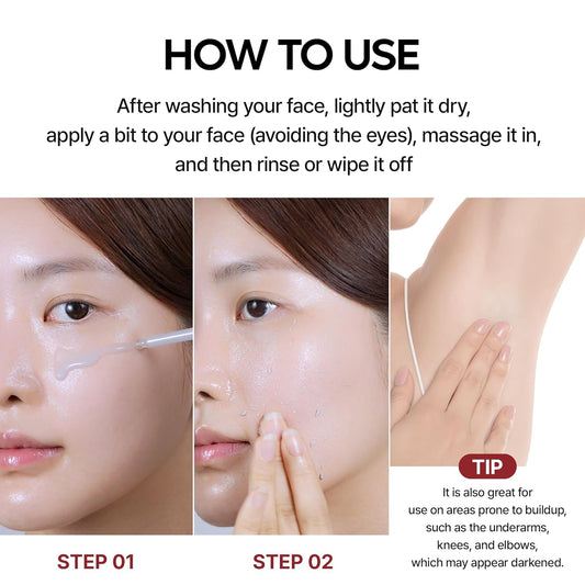 Dr.Melaxin | Peel Shot Exfoliant White Rice Ampoule 80ml