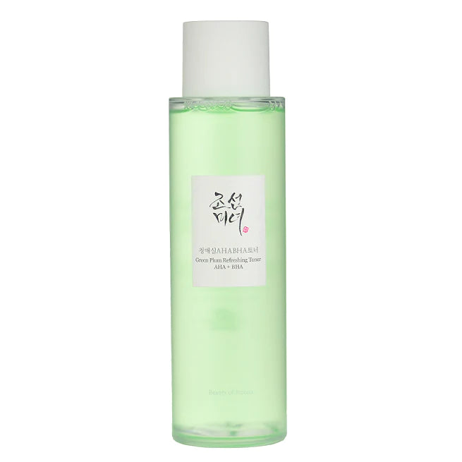 Beauty Of Joseon | Green plum refreshing toner : AHA + BHA (150ml) | بيوتي اوف جوسون تونر الاحماض بمستخلص البرقوق الاخضر