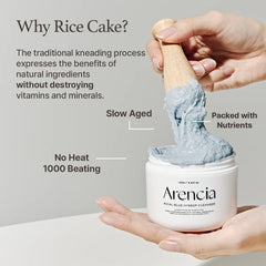 Arencia | Blue Hyssop Rice Mochi Cleanser 120g