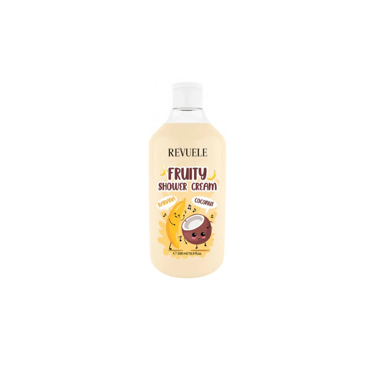 REVUELE | Shower Creamy Fruity Shower Banana and Coconut | ريفيولي كريمي فروت شور جسم بالموز و جوز الهند