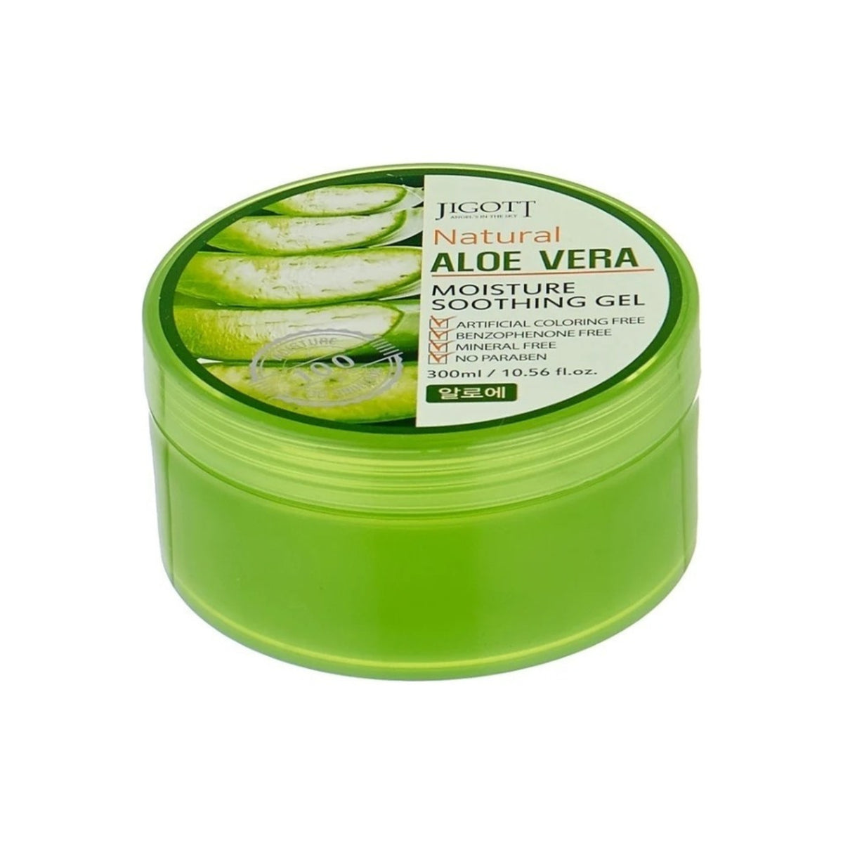 JIGOTT | Natural Aloe Vera Moisture Soothing Gel 300 ml | جيكوت جل الترطيب بالصبار