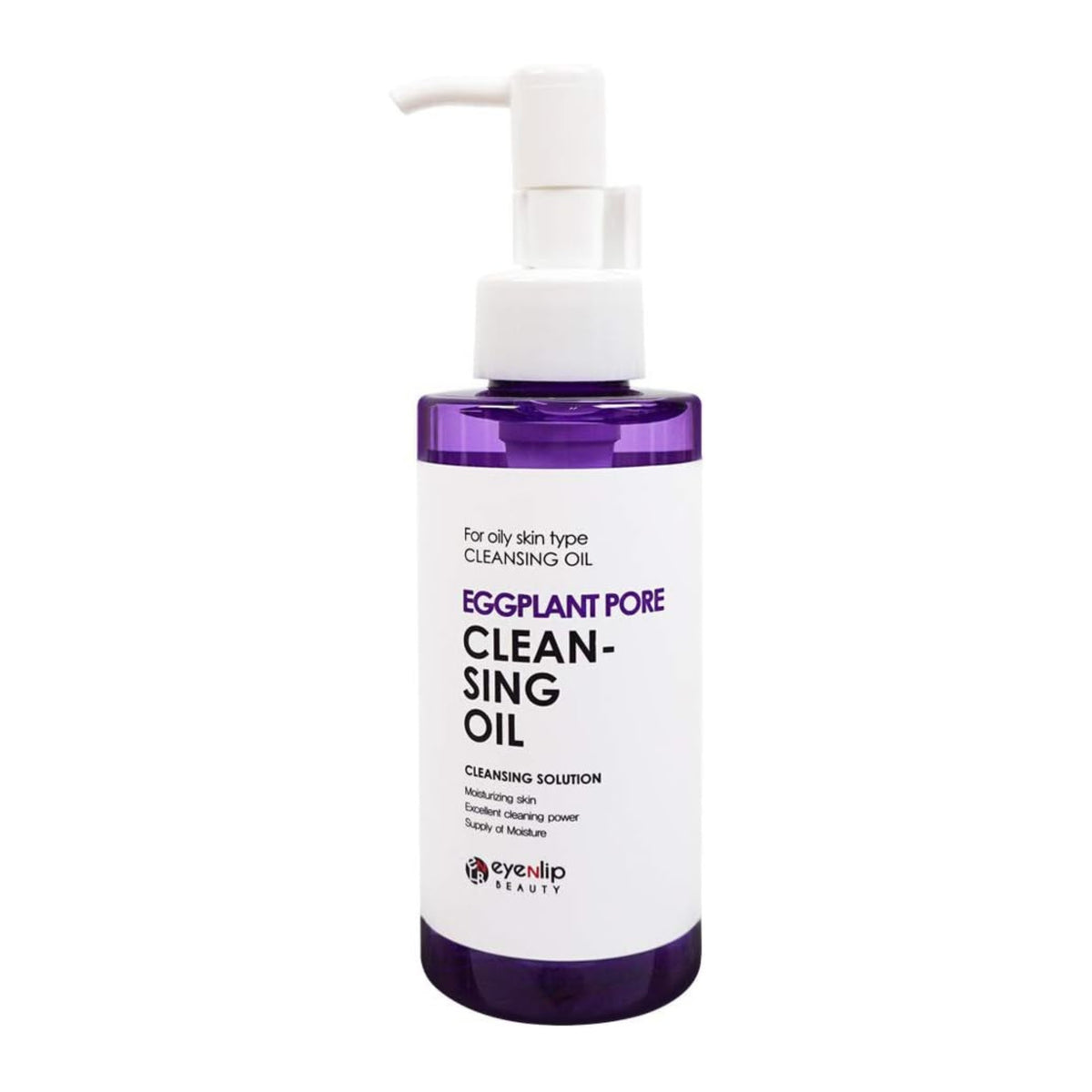 eyenlip | Eggplant Pore Cleansing Oil 150 ml | اي اند لب غسول زيتي بخلاصة الباذنجان لتنظيف المسام