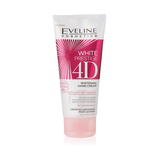 EVELINE | White Prestige 4D Whitening Hand Cream 100 ml | ايفيلين كريم تفتيح مخصص لليد