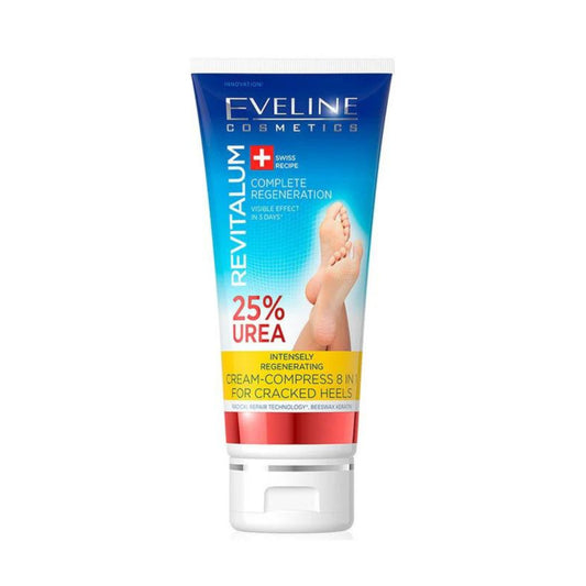 ‏EVELINE | Revitalum Foot Cream - 25% Urea 75 ml | افيلين كريم القدم باليوريا لمعالجة الاقدام المتشققة