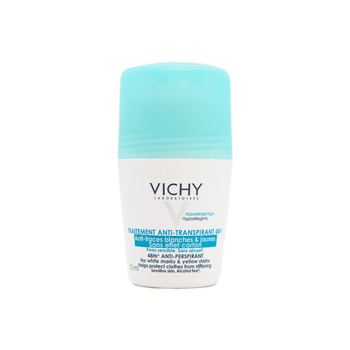 Vichy | 48-hour Intensive Anti-Perspirant Treatment - Roll on 50 ml | فيجي رول منع التعرق حماية لمدة 48 ساعة