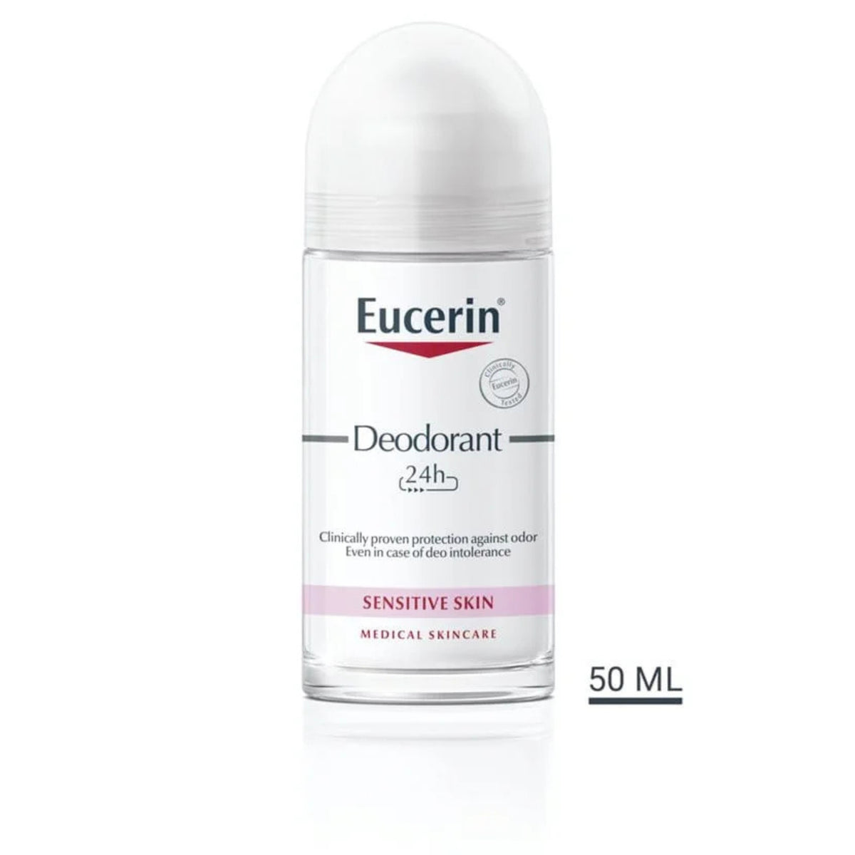 Eucerin | 24h Deodorant Sensitive Skin Roll-On 50ml | يوسيرين مانع تعرق حماية لمدة 24 ساعة للبشرة الحساسة