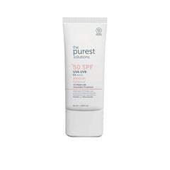 The Purest Solutions | Antioxidant Sunscreen for Blemished Skin, 50+ SPF  | ذا بيورست واقي شمس مضاد للاكسدة لتصحيح مشاكل البشرة