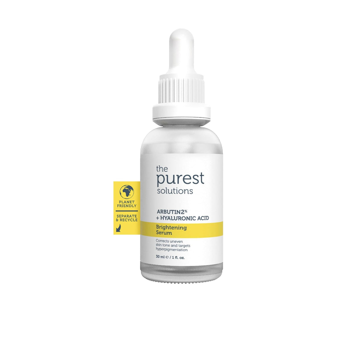 The Purest Solutions | Brightening Serum Arbutin %2 + Hyaluronic Acid | ذا بيورست سيروم الفا اربوتين و الهالورونك اسد