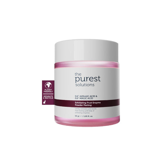 The Purest Solutions | Exfoliating Fruit Enzyme Powder Peeling 0,6% Azelaic Acid & 0,6% Malic Acid | ذا بيورست باودر تقشير انزيمات الفواكه ازيلك اسد و مالك اسد