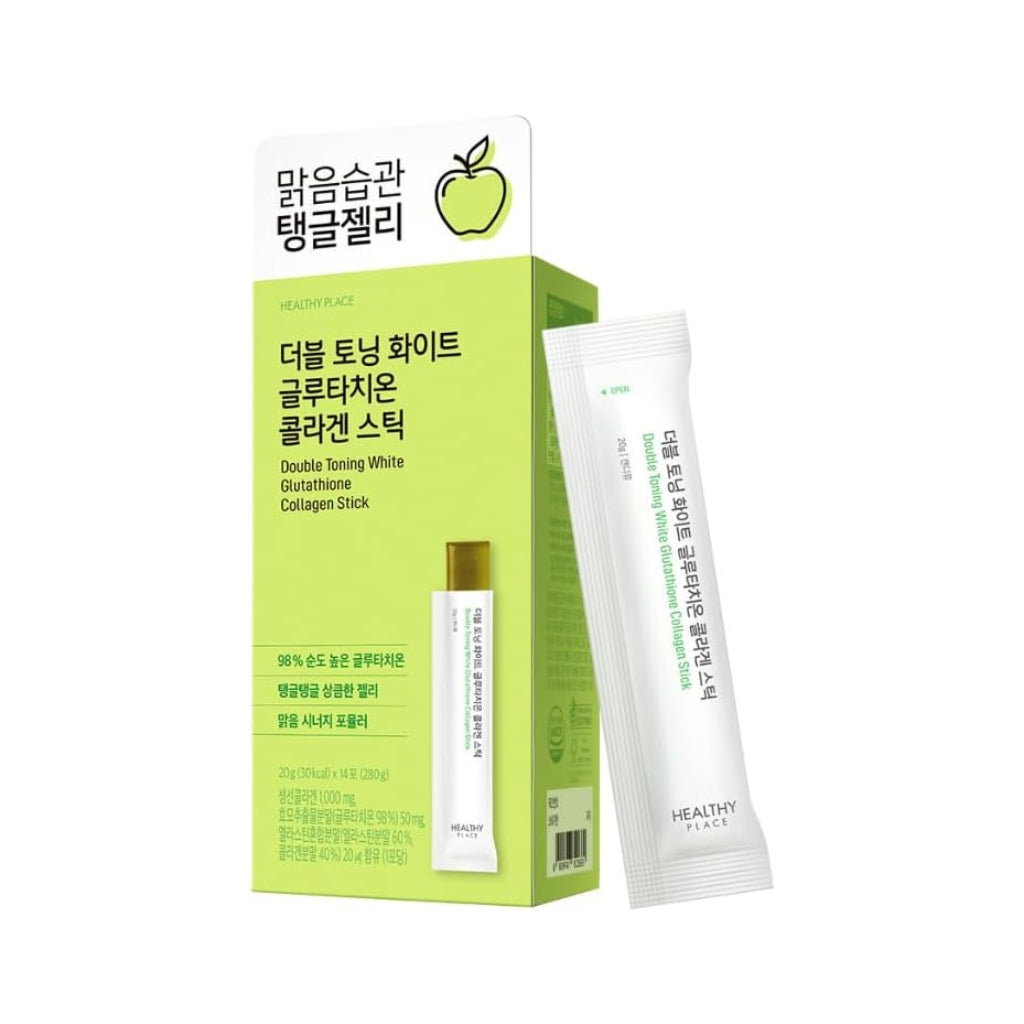 Healthy Place | Double Toning White Glutathione Collagen Stick 14 Sticks