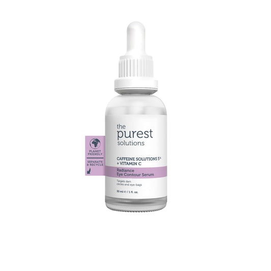 The Purest Solutions | Radiance Eye Contour Serum Caffeine Solutions 5% + Vitamin C | ذا بيورست سيروم الكافيين و فيتامين سي لمعالجة منطقة حول العين