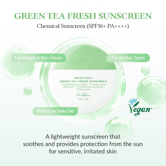 Dr. Althea Green Tea Fresh Sunscreen SPF50+ PA++++ 45ml
